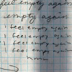 i feel empty again