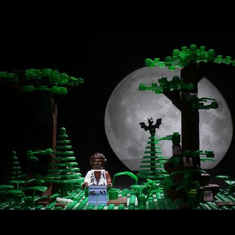 a werewolf howls to the moon