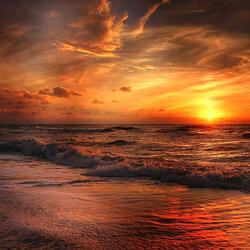 Sunset Over The Horizon