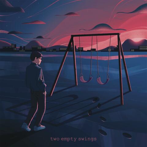 two empty swings