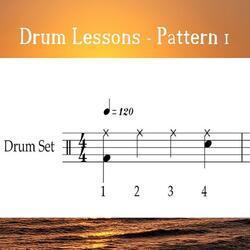 Drum Lessons - Pattern 1 (Loop 120)