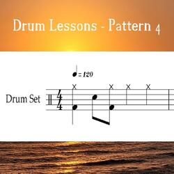 Drum Lessons - Pattern 4 (Loop 120)