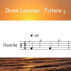 Drum Lessons - Pattern 9 (Loop 125)