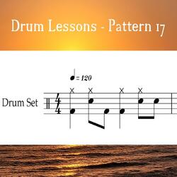 Drum Lessons - Pattern 17 (Loop 120)