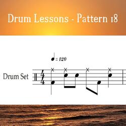 Drum Lessons - Pattern 18 (Loop 120)