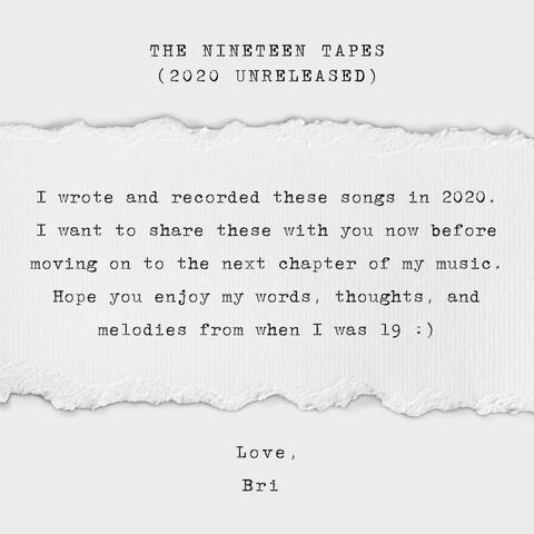 The Nineteen Tapes
