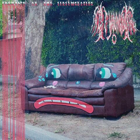 frowning at the circumstances