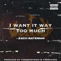 I Want It Way Too Much
