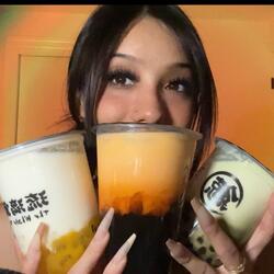 Boba mouth sounds