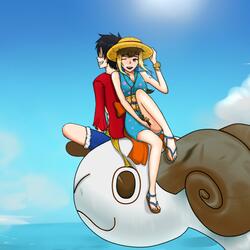Gold and Oden (One Piece)
