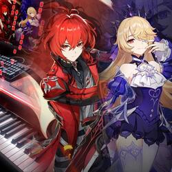 Silhouettes of the Night Genshin Impact Teyvat Style (Piano Arrangement)
