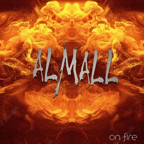 on fire