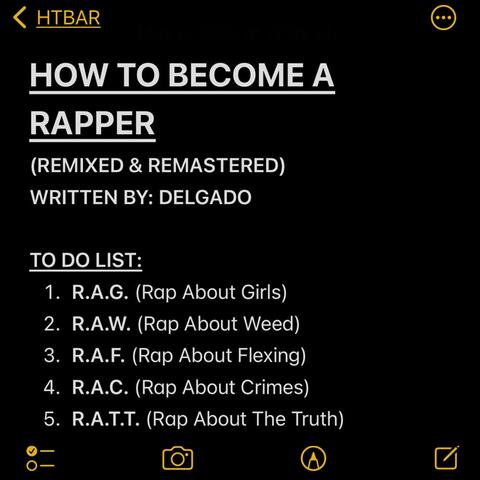 HOW TO BECOME A RAPPER