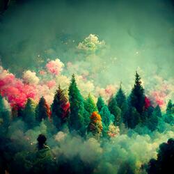 Souls Floating Through the Forest