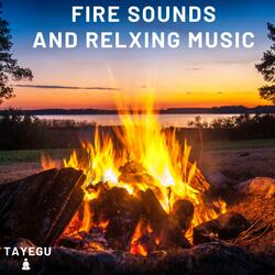 Fire Sounds and Relaxing Music Fireplace Campfire Camping Forest 1 Hour Relaxing Nature Ambience Yoga Meditation Sounds For Sleeping Relaxation or Studying