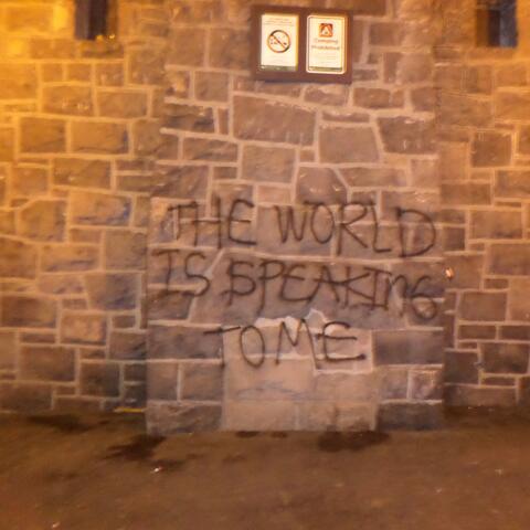 The World Is Speaking to Me