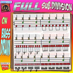 Full Subdivision on Bass Drum 80bpm