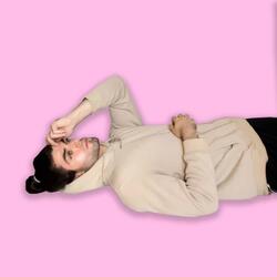 LYING HERE ALONE