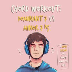Dominant 7 vs Minor 7 b5 Chords Ear Training Exercise, Pt. 20