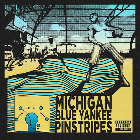 Michigan Blue Yankee Pinstripes
