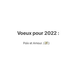 Paix et Amour 2022