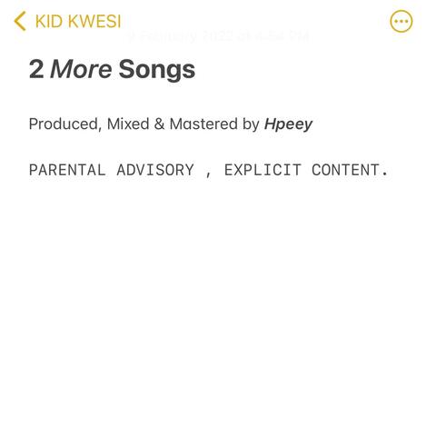 2 More Songs