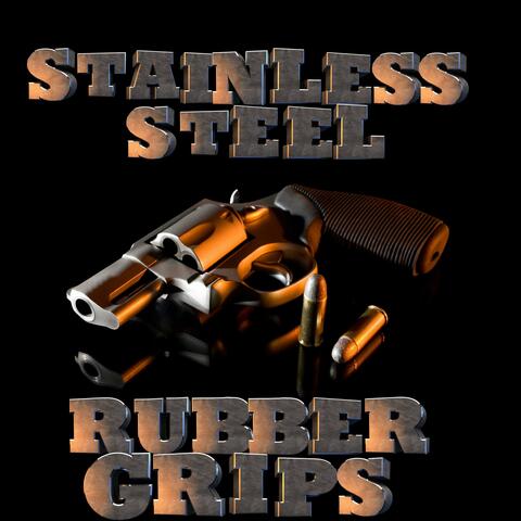 Stainless steel & Rubber grips