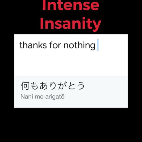 Thanks For Nothing