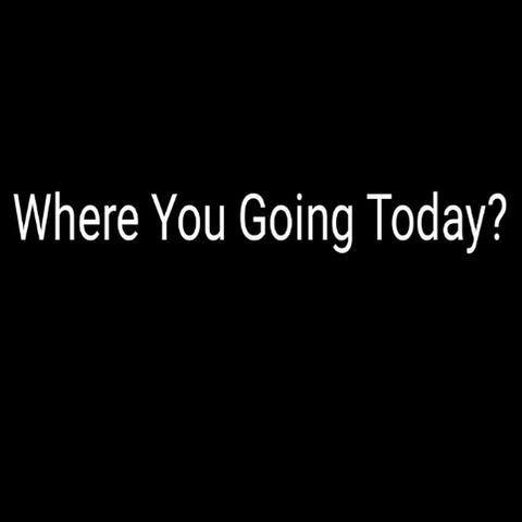 Where You Going Today?