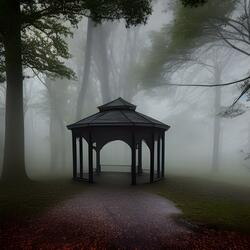 Rainstorm in the Woods