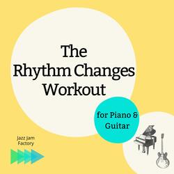 Eb 130 bpm Rhythm Changes Backing Track for Piano & Guitar
