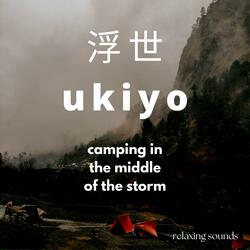 camping in the middle of the storm