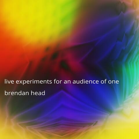 live experiments for an audience of one