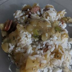 Linguiça com Batata