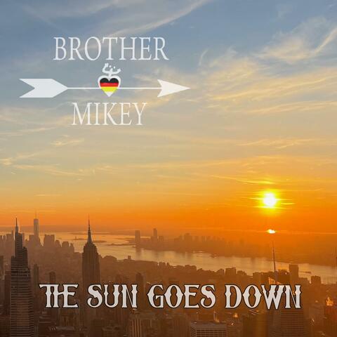 The sun goes down