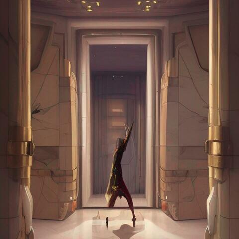 the wardrobe.