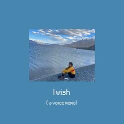 I wish (a voice memo)