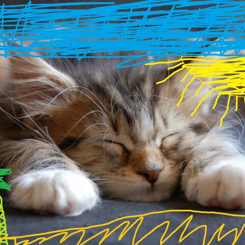 kittens under a palm tree