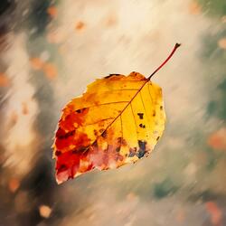 The Beauty Of A Falling Leaf