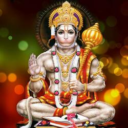 OM HANUMATE DUKH BHANJAN ANJANI SUT KESARI NANDAN RAM DOOT SANKAT MOCHAN SAT SAT VANDAN KOTI NAMAN