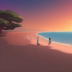 kirb n peach in love on the beach
