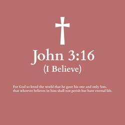 John 3:16 (I Believe)