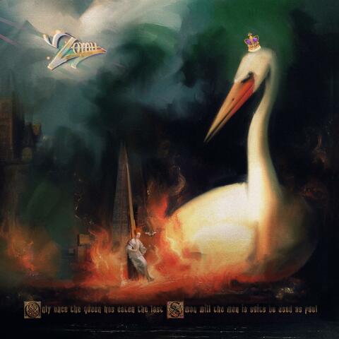 Only once the queen has eaten the last Swan will the men in suits be used as fuel