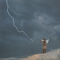 Angel Flying Through A Storm