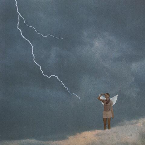 Angel Flying Through A Storm