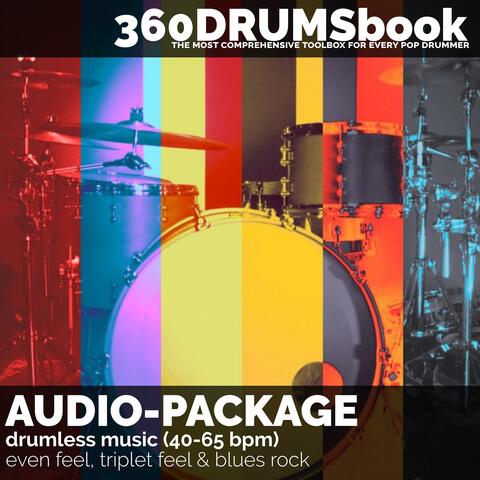 the slow practice friend for every drummer (drumless music in 4/4) as part of 360DRUMSbook