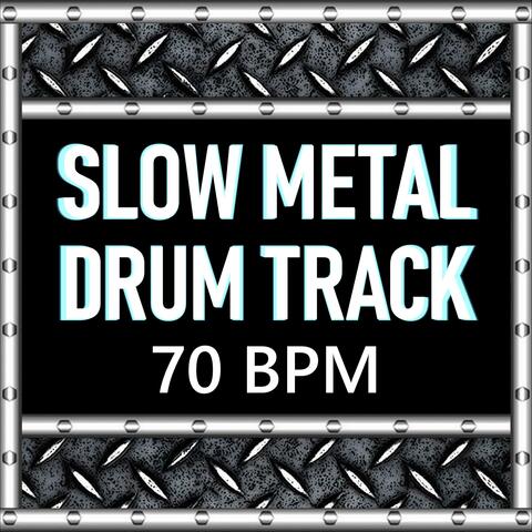 Slow Modern Metal Drum Track 70 BPM