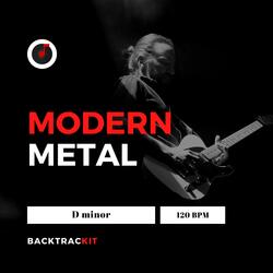 D minor Modern Metal Backing Track