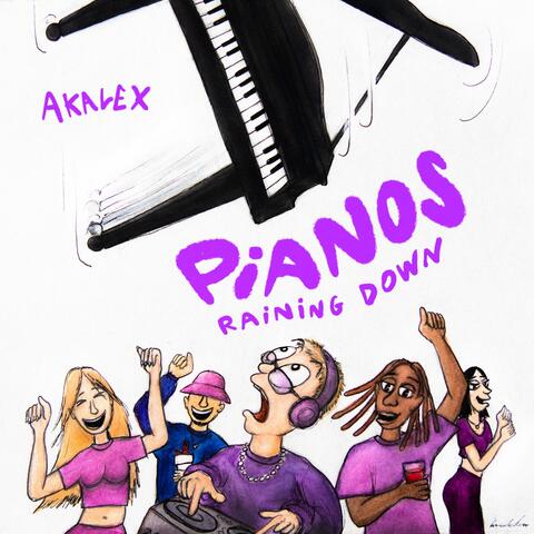 Pianos Raining Down