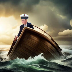 Down with the Captain